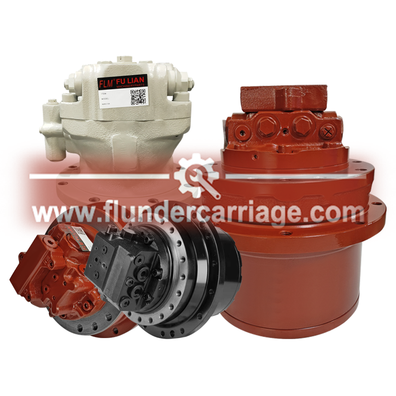 Track Motor TRB44 (Interchangeable with Eaton Char-Lynn TRB Traction Motor Track Motors Fit Mini Excavator)